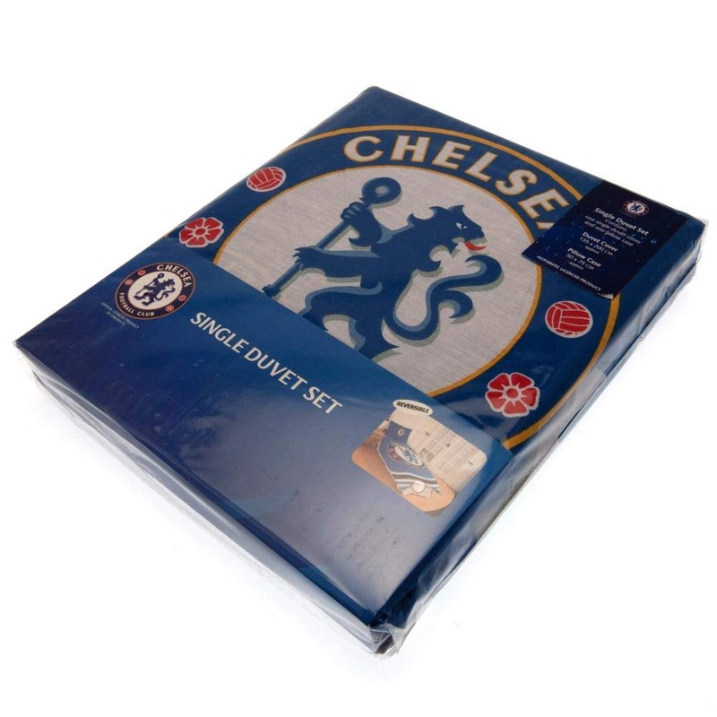 Chelsea FC Pulse Reversible Single Duvet Quilt Cover and Pillowcase