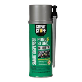 GREAT STUFF 99112849 Smart Dispenser Pond & Stone, 12 oz, Black