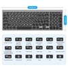 OMOTON Lighted Wired Keyboard for Mac, Large Print Backlit Keyboard