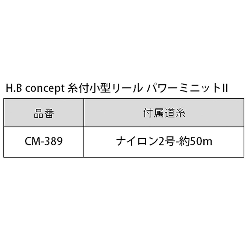 TAKAMIYA H.B Concept Power Minute II, Small Reel with Thread,