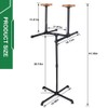 Heavy Duty Body Armor Stand Weighted Vest Stand Two Bracket