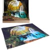 Cave River Landscape Pattern Tapestry Wall Hanging Wall Blanket for