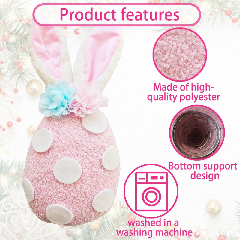 Easter Christmas Tree Topper Decorations, 9 Inches Large Easter Christmas
