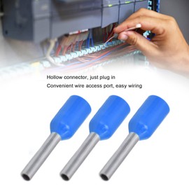 1000 Pieces Insulated Wire End Ferrules Electric Pin Crimping Terminals 20 AWG / 0.75 mm² Cable End Connector Kit for Electrical Projects Machines (E7508)