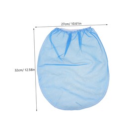 Operitacx 6 Stück Farbfilterbeutel Eimer Mit Elastischem Öffnungssieb Filtertasche Elastisches Obertaschensieb Farbsiebe Weißer, Feinmaschiger Beutel Für Bußgeld Polyester Sky-blue