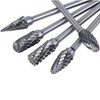 Gasea 10pcs 4" Long Reach Double Cut Tungsten Steel Solid
