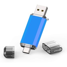 TOPESEL 64GB USB 3.0 Type C Dual OTG Flash Drive USB C Thumb Drive Memory Stick for USB-C Smartphones, Tablets & New MacBook