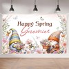 Aperturee Happy Spring Banner - 70.8x43.3 Inch Hello Spring Floral