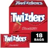 TWIZZLERS Strawberry Twists Chewy Candy Pack of 18 Bulk Individual