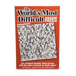 Paul Lamond Games Worlds Most Difficult Jigsaw Puzzle Dalmatians, white and black