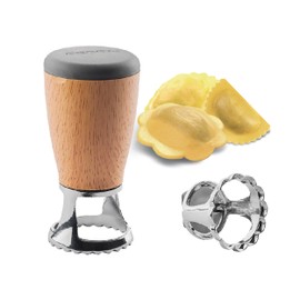 Pedrini 2 in 1 Ravioli Cutter with Container Round and Flower