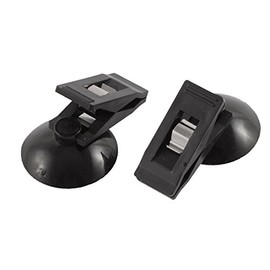 sourcing map 2PCS Car Window Suction Cup Clip Buckle Sun Shade Cloth Cards Bills