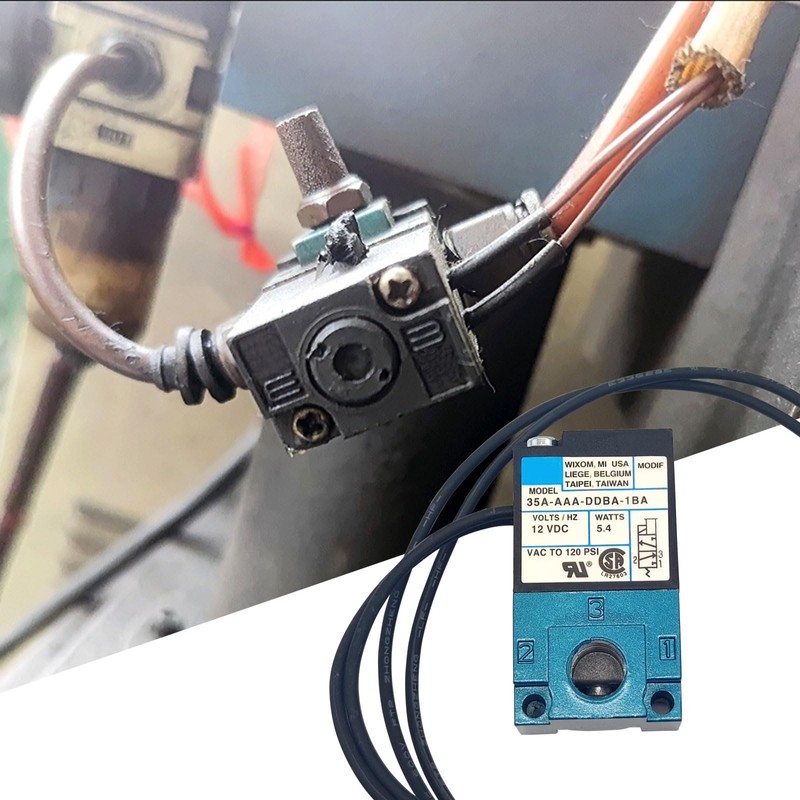 Solenoid Valve, DC12V 5.4W Electronic Boost Control with Brass Fittings