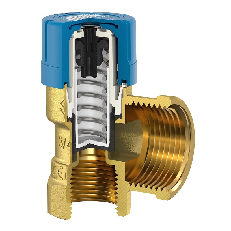 'Flamco Prescor B 1/2-Inch, 6 Bar Safety Relief Valve