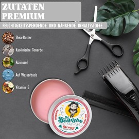 BEARDBE Pomade Wax for Matte Hair without Shine Matte Hair Wax for Men Medium Hold Natural Finish - Water Based No Residue - Hair Wax for Women and Kids
