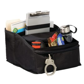 Uncle Mike's Law Enforcement Deluxe Car Seat Organizer, Black