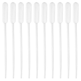 QUARKZMAN Pack of 100 0.5 ml Pipettes Dropper Disposable Pipettes Eye Pipette Essential Oil Pipettes for Liquid Distribution Clear