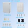 IP67 Waterproof Junction Box, ABS Plastic Electrical Enclosure with Stainless