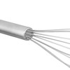 Relaxdays Schneebesen 3 er Set, professionelle Ballonschneebesen, Handschneebesen Edelstahl, 8