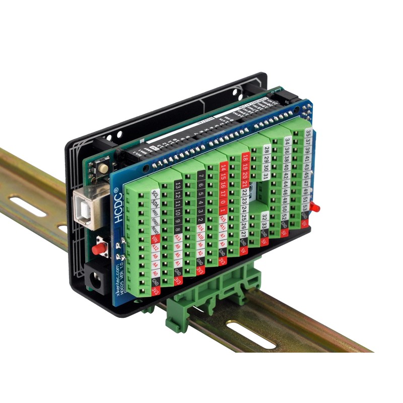 DIN Rail Mount Bracket for Raspberry Pi 1A+ 1B+ 2B