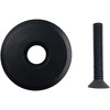 Black Bicycle Front Fork Top Cap, Bicycle Headset Cap and