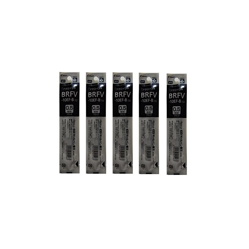 PILOT BRFV-10EF-B Oil Based Ballpoint Pen Refill, 0.5mm, Acro Ink,