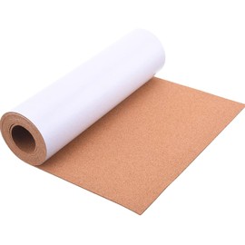 3mm Cork Board Roll Self-Adhesive Bulletin Boards, 51"x16"-1/8" Thick Large Cork Rolls, Decorative Corkboards for Wall, Office, Home, Kitchen, Poster Pin Board Ideal for DIY (40x130cm-3mm, 1p)