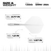 BLEZO Darts Durable Dart Flights | Integrated Dart Flights with