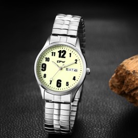Avaner Women's Stretch Band Watches: Ladies Elastic Strap Stainless Steel Analog Quartz Wrist Watches with Luminous Hands