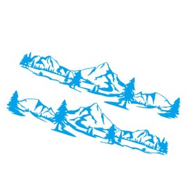 ULTECHNOVO 2sets Decorative Car Side Decal Easy to Apply and Remove Vinyl Stickers for Car Fit for Vehicles