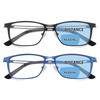 Pack 2 Bifocal Reading Glasses For men,Blue Light Blocking Computer