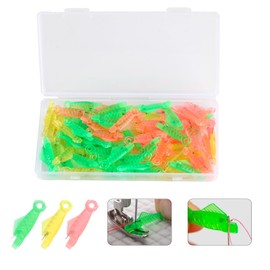 90 Pcs Automatic Needle Threaders for Sewing Machine, Fish Mouth Sewing Machine Needle Threaders, Upgraded Automatic Sewing Needle Threader, Quick Sewing Needle Threader Tool for Hand Sewing