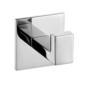 Biutimarden Chrome 304 Stainless Steel Towel Hook Hanger for Bathroom Single Towel Robe Hook Coat Hanger Self-Adhesive