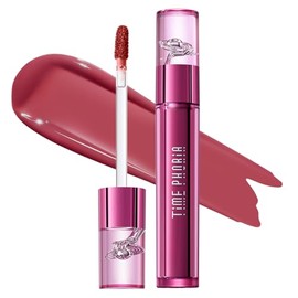 TIMEPHORIA Altera Tinte Labial Difuminador 006 Wisp, Rojo Parduzco Acabado Brillante a Mate Suave, Difumina Líneas del Labio, Textura Aterciopelada Li
