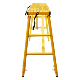 Portable Fold Work Platform, Scaffolding Equipment, Step Ladders, Scaffold Tower Stool Bench Adjustable Height, 2-3 Adults Maximum Load (4.92ft)
