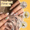 HAMKU Nail Charms, Sommer Muschel Nagelkunst Charms, Ozean Thema Nagel