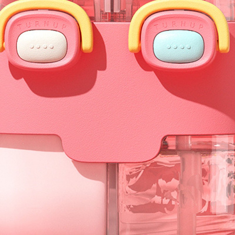 Kawaii Water Bottle Fashion Plastic Double Drinking Water Bottle with