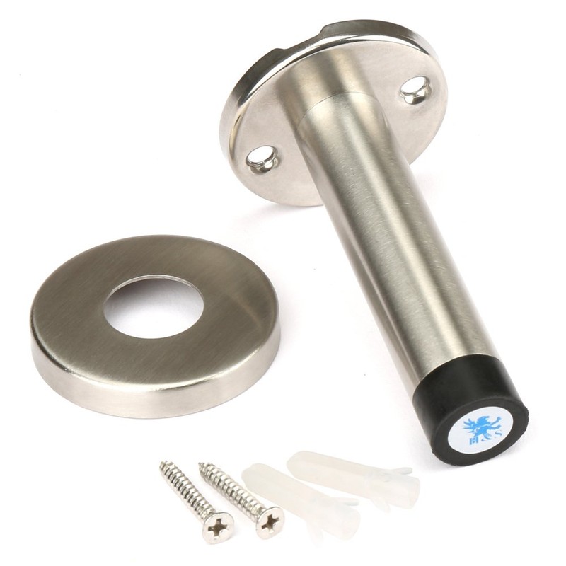 H&S 2X Door Stop Stopper Wall Mounted Mount Doorstop Heavy