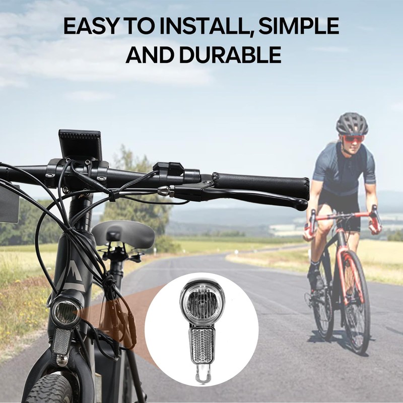 Varstrom High-Visibility E-Bike Front Light System - 6-48V Universal Headlight