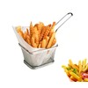 (Small 10cm ) - Stainless Steel Mini Square Fry Basket