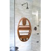 AquaTeak The Original Moa Teak Shower Suction Holder