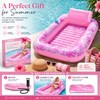 JOYFY Inflatable Tanning Pool Lounger for Adults – 70" x