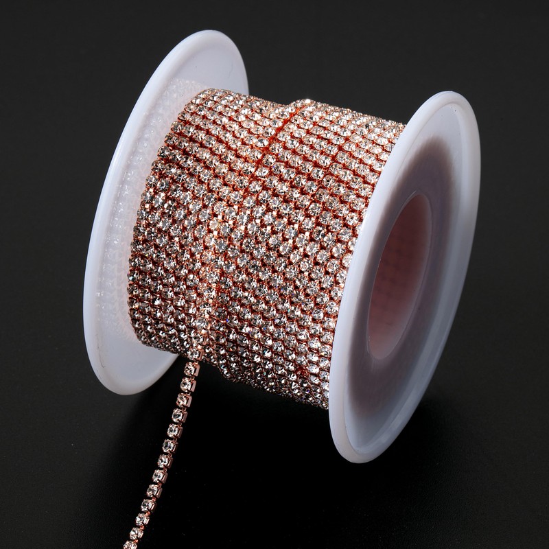 Mr. Pen- Crystal Rhinestone Close Chain, 1 Roll 11 Yards,