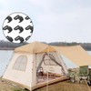 Loopunk Tent Pole Clips, 15 Pcs Tent Pole Clips 0.6