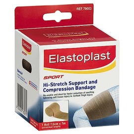Elastoplast Hi-Stretch Support and Compression Bandage Calf 7.5cm x 4.5m