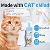Mooncat Waterless Cat Shampoo+Cat Brush, Licking Safe Dry Shampoo for