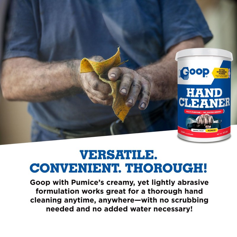 GOOP Hand Cleaner with Pumice 4.5 Lb. Can