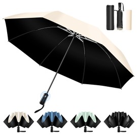 Folding Umbrella, Safety Design, Reverse Folding Umbrella, One-Touch Automatic Opening/Closing Open, Pop-out Prevention, Reverse Folding Umbrella, Wind Resistant, Teflon Treatment, Windproof, Water
