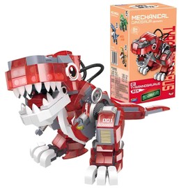 GaoDeBuChou Jurassic Dinosaur Micro Building Blocks, 402pcs Tyrannosaurus Rex DIY Mini Diamond Blocks Bricks for Adults, 6+ Teens(Fluorescent Material Shell, can Glow in The Dark)