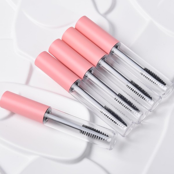 5 Pcs Empty Mascara Tubes, 10ml Eyelash Cream Clear Container